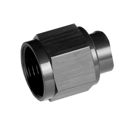 Redhorse FITTINGS 06 AN Threaded Cap Anodized Black Aluminum Single 929-06-2